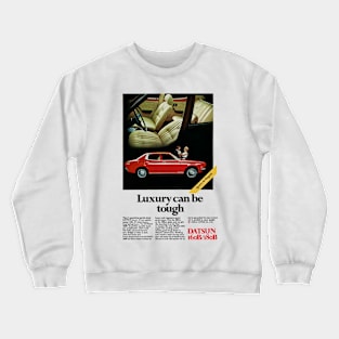 DATSUN BLUEBIRD - advert Crewneck Sweatshirt